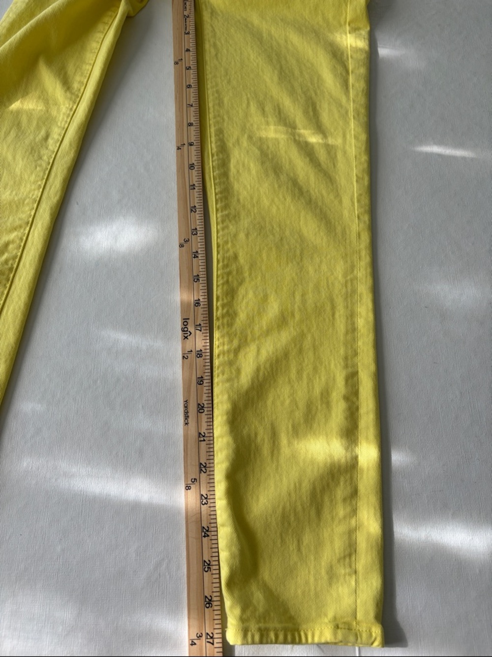 J. Crew Bright Yellow Toothpick Ankle Jeans - Picture 7 of 7